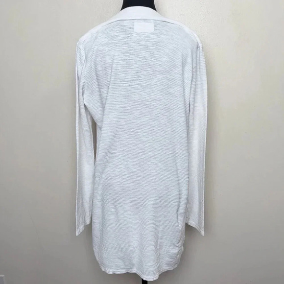 Anthropologie Womens Medium Sol Angeles Deep V-Neck  Tunic White - Picture 3 of 15